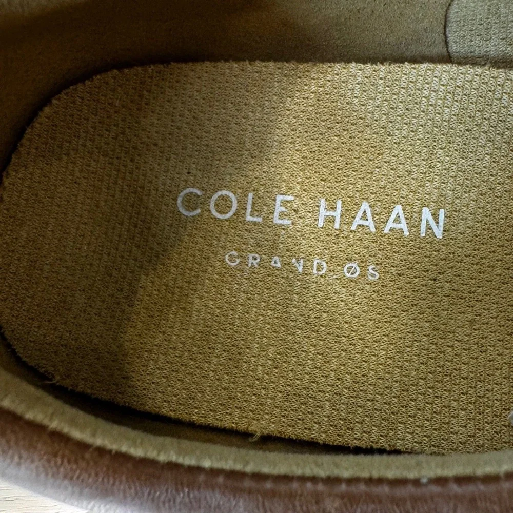 Cole Haan Men 11 M Grand Crosscourt II British Tan Leather Sneaker C26521 Casual